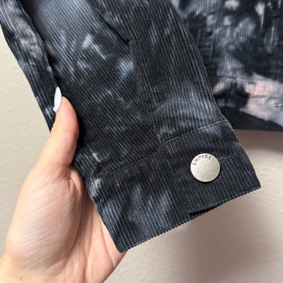 Empyre Freya Black Tie Dye Corduroy Jacket - Picture 6 of 11